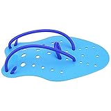 ZN 1 Paar Unisex Hand Paddle Paddel Schwimmen Flossen Power Trainingshandschuhe Handpaddel für Schwimmtraining im Pool Kinder Erwachsene (S)