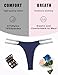 Avidlove Womens Thongs Underwear Sexy Bikini Panties Cute Cheeky Undies Navy Blue M