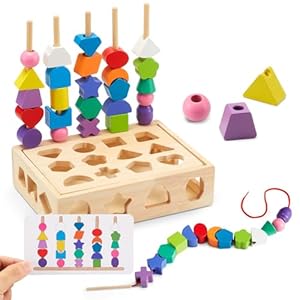 ZGIMI 3 in 1 Montessori Wooden Toys...