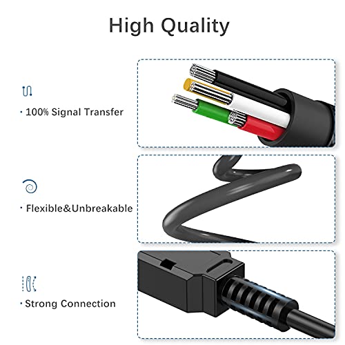 image for Ullnosoo Link Cable for GBC, 3.9Feet 2 Player Link Cable Connect Cord 