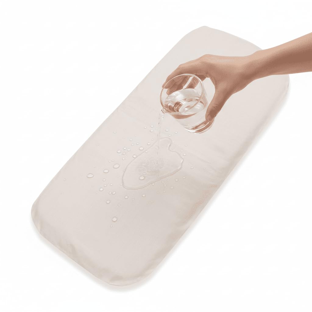 Sabana Bajera Capazo Impermeable para Joolz AER 2 | Funda Colchón Protector Cuco Carrito Bebe | ALGODÓN BLCO | 100% Algodón Certificado Oeko-Tex® Organic Cotton