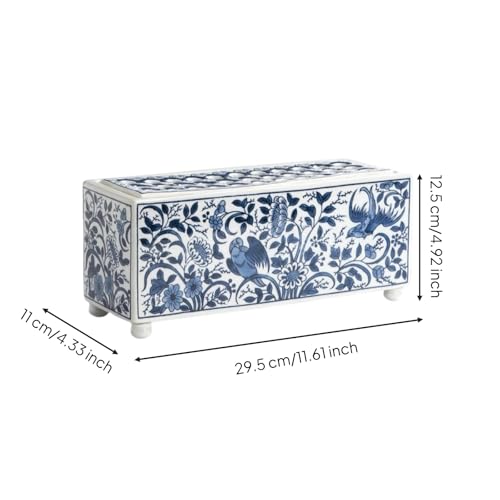 Vase en céramique rectangulaire pour grands arrangements floraux