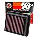 K&N Engine Air Filter: High Performance, Premium, Powersport Air Filter: 2011-2019 KTM (RC125, RC390, 200 Duke, RC200, 125 Duke, 250 Duke, 390 Duke) KT-1211, Black, One Size