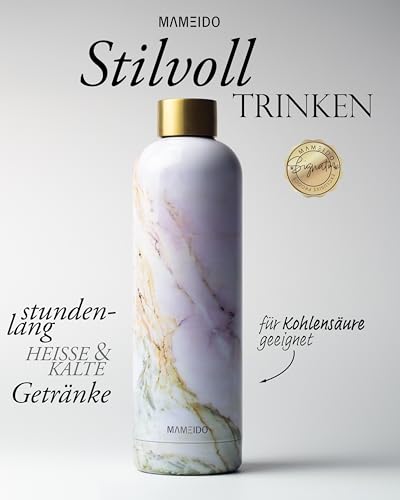 MAMEIDO Thermosflasche 1 l (Taupe Grey Gold) – Ansicht 2