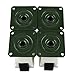 Homend 4 Pack Leveling Casters GD-60F Plate Mounted Leveling Caster 551lbs/Per Leveling Caster Wheels Nylon Wheel and NBR Pad(Plate Mounted 551lbs/Per)