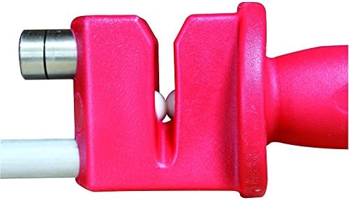 Hand-Held Knife 6.5" Sharpening Steel with Ceramic Alignment