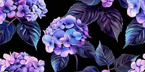 Diamond painting 5D fleurs violettes et kit broderie diamant fait main