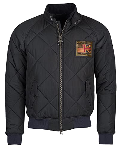  Barbour Steve Mcqueen MQU1326BK11 Giacca Uomo B.Intl Quilted Merchant NERA TAGLIA EU M- UK 38