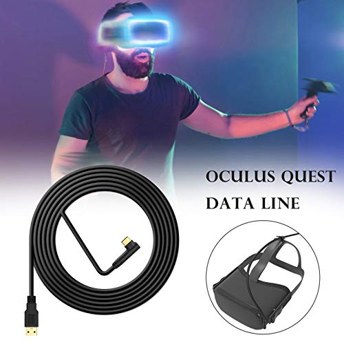 USB-datakabel voor Oculus Quest/Quest 2 VR, snelle gegevensoverdracht en snellaadkabel Verbindingskabel Compatibel met… - Image 4