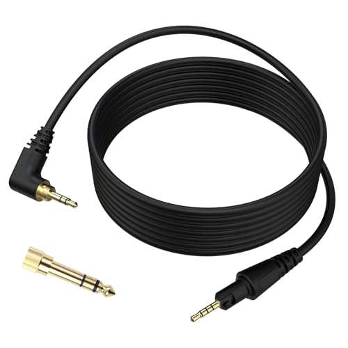 Saipomor HDJ X7 Cable Replacement Audio Cord 2.5 to 3.5/6.35mm AUX Cable Compatible with Pioneer HDJ-X5 HDJ-X7 HDJ-S7 and HDJ-CX Headphones(5.6ft)