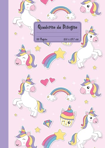 Quadernone a Fogli Bianchi: quaderno senza righe per disegnare,...