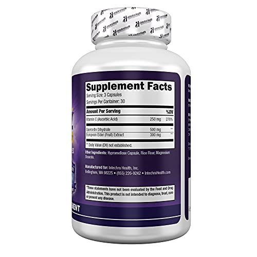 Immunz® Advanced Immunity Support Supplement - Immune Defense With Elderberry, Quercetin And Vitamin C - 90 Capsules #TOP3