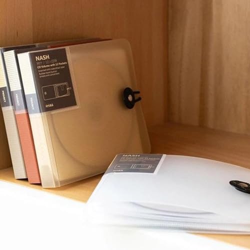 DAWTHTW Étui de rangement à 12 couches pour CD, DVD-Disques, 12 emplacements, résistant à l'usure pour voiture, voyage, maison, CD, étui en polypropylène avec boucle – vue 4