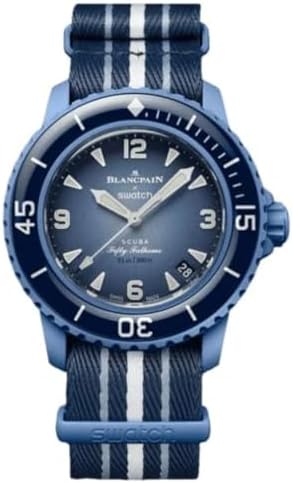 BLANCPAIN X SWATCH SCUBA FIFTY FATHOMS - ATLANTIC OCEAN, Blue: Buy  