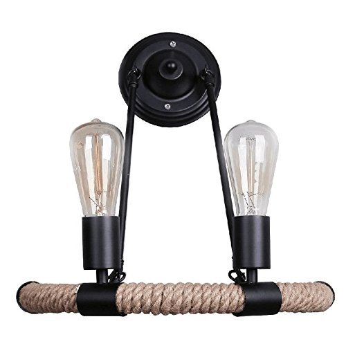 Lámpara de cuerda para iluminar paredes oscuras con estilo retro antiguo 2
