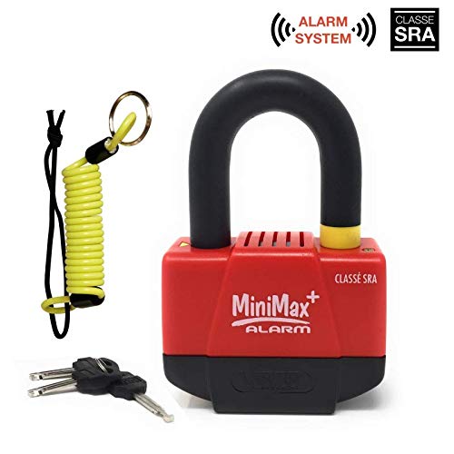 Vector - Antivol Moto Bloque-Disque Minimax Alarm+ 16mm/55X40mm 100db - Classe SRA