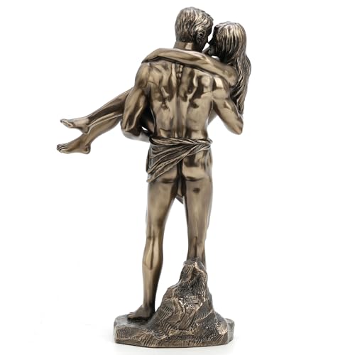 Escultura Artística de Novios en Bronce Antiguo 11.37 in miniatura 4