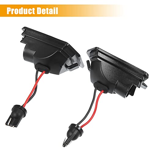 Par de lámparas LED para espejo lateral X AUTOHAUX miniatura 6