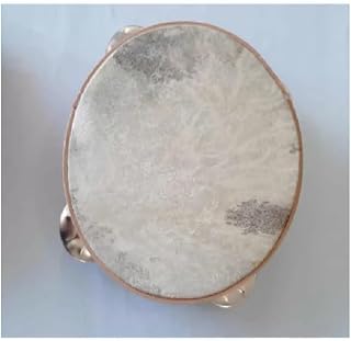 Pandeiro de couro 8 polegadas