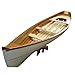 Old Modern Handicrafts Wooden Whitehall Row Boat with Composite Reinforcement & Gelcoat (204L x 53.1W x 29.9H) – Handmade Nautical Décor Gift