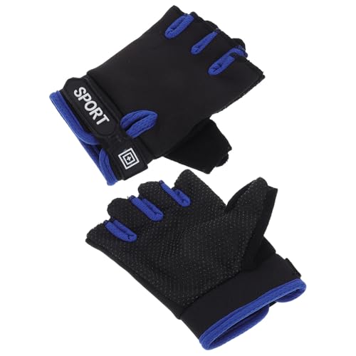 DIYEAH Guantes Deportivos Medio Dedo Nylon Antideslizante y Comodidad Transpirable para Ciclismo y Patinaje en Balance Bikes y Roller Skating