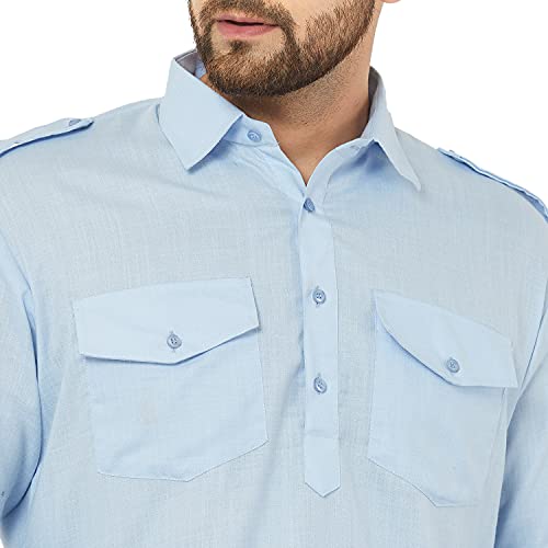 Image of ARMAAN ETHNIC Casual Pathani Suit With Pant For Men