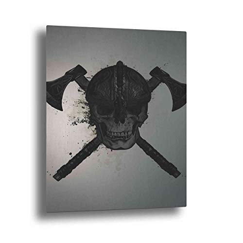 Epic Art Wall Art - Mural decorativo en aluminio cepillado, color negro, 40,6 x 61 cm