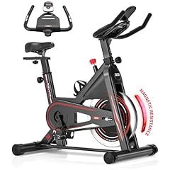 [2024 NEW] DMASUN Cyclette Cyclette con Resistenza Magnetica, Ergometro Cyclette Cyclette con Monitor LCD, Kardio Training Cycling Bike Indoor, Portata 160 kg Fitness Bike Casa