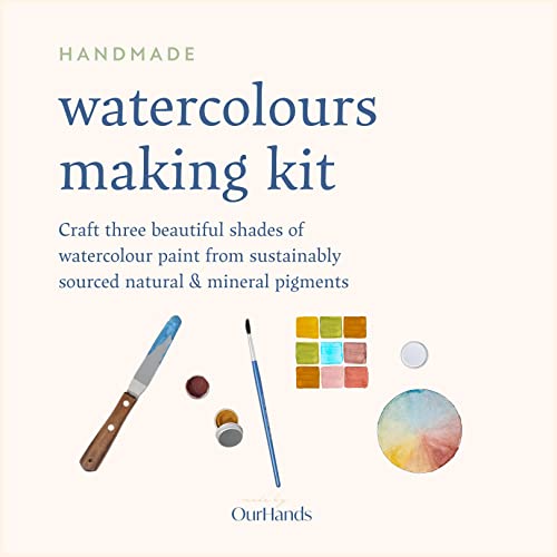 Watercolours Making Kit By Ourhands - Make Your Own Watercolour Paints From Natural And Mineral Pigments #TOP1
