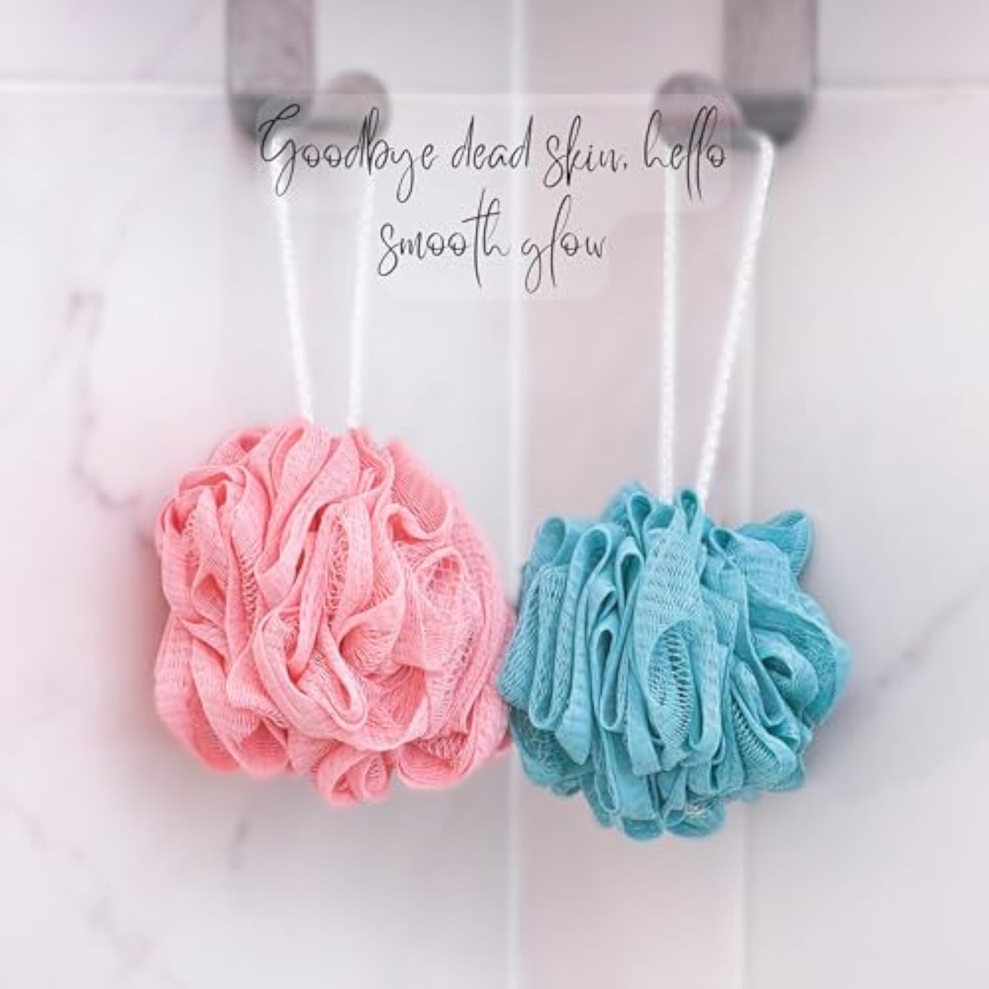 Luxury Bathing Loofah Sponge Exfoliator, Round Sponge