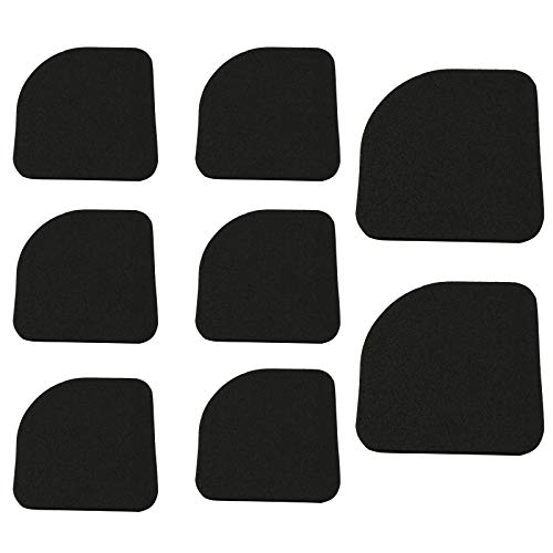 LQ Industrial Washing Machine Cushion 8PCS Washing Machine Black Shock ...
