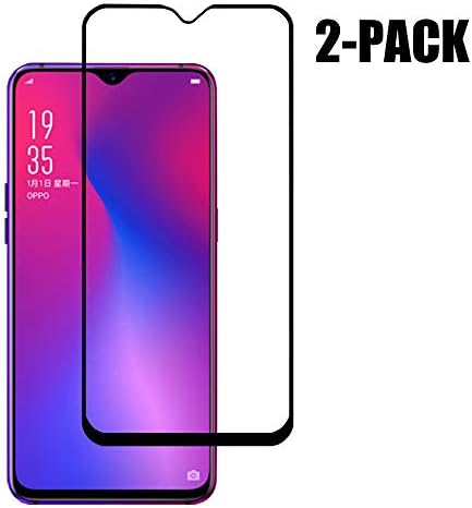 OnePlus 6T Screen Protector,3D Full Coverage Tempered Glass Screen Protector for OnePlus6T-Black（2 Pack）