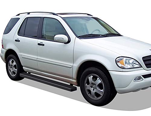 Estribos laterales Tuxtreme 5 pulg Negro para Mercedes Benz miniatura 6