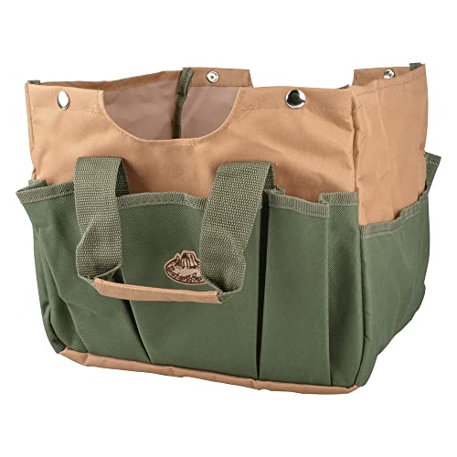 Esschert Design GT01 Gartengerätestuhl, Werkzeughalter in grün/braun, ca. 40 cm x 31 cm x 31 cm - 7