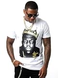 Swag Point Next Level Unisex Graphic T Shirts – 100% Cotton Short Sleeve Biggie Fashion Casual Tops Streetwear Hip Hop Hipster Tee Gold Crown BG L
