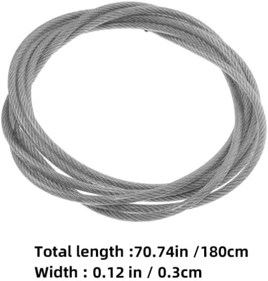 HANABASS 2 Pack Basketball Net Replacement String for Basketball Hoop Rim, Steel Wire Lacing Rope for Outdoor Indoor Heavy Duty Court Equipment