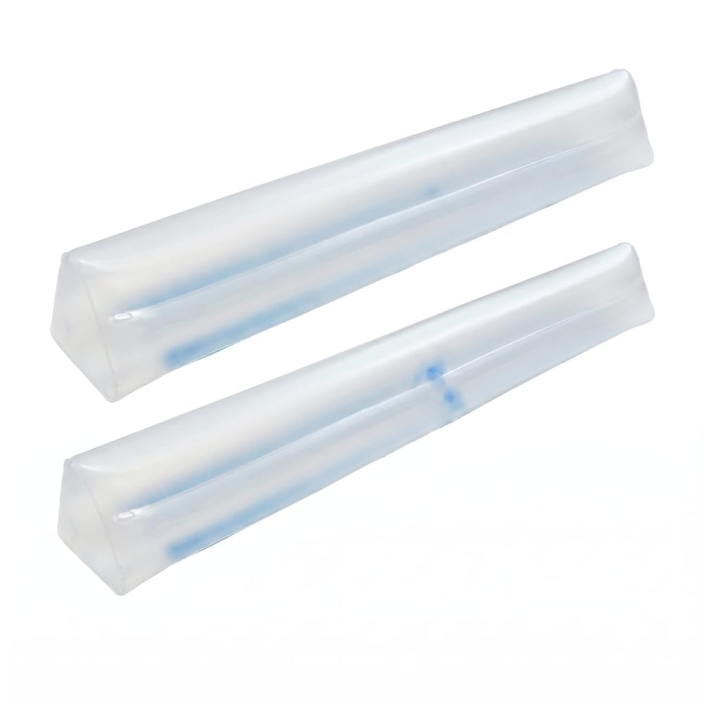 Bemonew 2PCS Inflatable Bed Rails, 47 Inch Travel Bed Rails for Toddlers Soft Pvc Bumper Non-slip for Home & Crib & Hotel