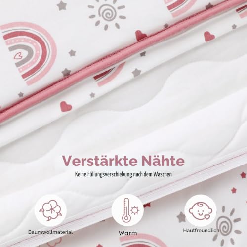 FIEMOL Baby Schlafsack 18-24 Monate 2,5 TOG, weicher Baumwoll-Schlafsack – Ansicht 4