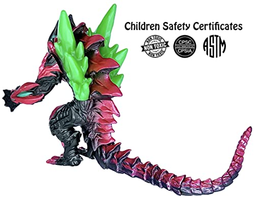 TwCare Ultra Monster EX Arch Belial Action Figure vs Godzilla Toy, 7.9in Tall, 13in Length, Movie Series Movable Joints Soft Vinyl, Travel Bag - Thumbnail 4