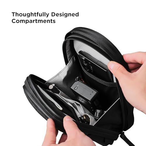 Image of ALPAKA Metro Sling V2, RFID Blocking Small Crossbody Sling Bag & Handle Carry Bag, Adjustable & Detachable Shoulder Strap Bag