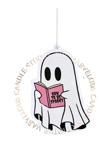 How To Be Spooky Cute Ghost Air Freshener | Cinnamon Scent | Spooky Season Funny Novelty Halloween Gifts