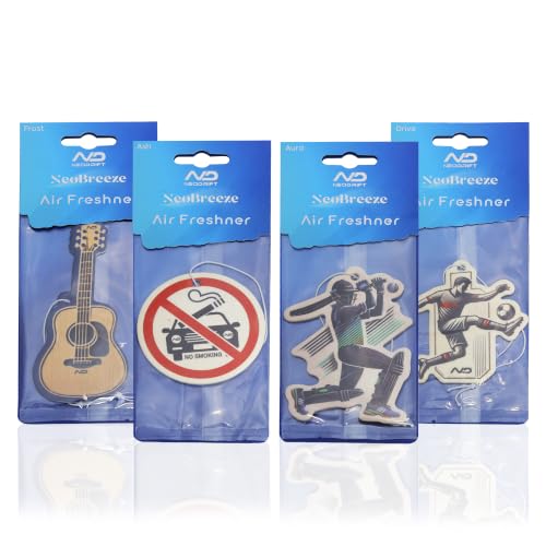 Image of NEODRIFT 'NeoBreeze' Air Freshener Perfume Card | Set of 1 | Long-Lasting Fragrance for Cars And One item as per Stock