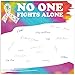 Outus Multicolor Ribbon All Cancer Awareness Autograph Poster 6x6 ft Cancer Aware Poster Mental Health Domestic Violence Oncology Overdose Awareness Banner Charity Fundraiser Support Supply