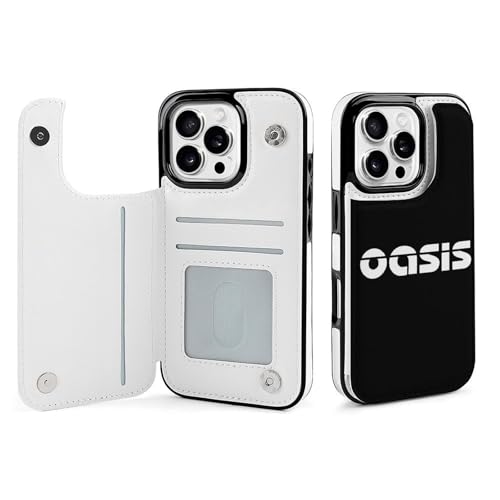 iPhone16Pro用ケース 手帳型 オアシス OASIS バンド スマホケース 財布型 アイフォン16Pro用ケース おしゃれ 軽量 背面 携帯カバー カード収納 スタンド機能 PUレザー 耐衝撃