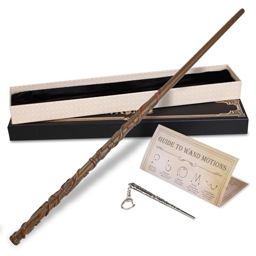 MagicRanger Magic Wizard Wand for Kids Witch Sorcerer Collection Cosplay Accessory with Gift Box Leaf