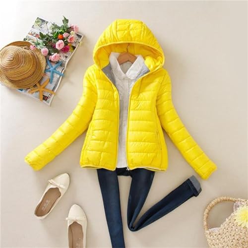 Winter Jackets for Women Trendy Warm Lightweight Puffer Coats Solid Quilted Full Zip Down Outerwear with Hood2