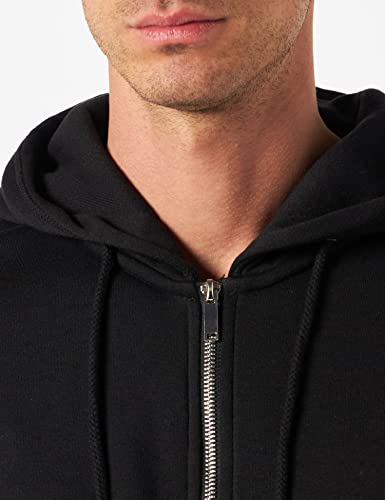 Jack & Jones Mens Hooded Sweatshirt Hoodie JJESOFT Basic Zip Sweater Pullover Jumper with Zipper, Couleurs:Noir, Taille Chandail:M - Image 4