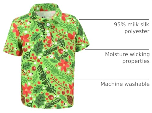 Image of Unique Baby Short Sleeve Collared Boys Polo Shirt, Toddler Kids Polo Shirts