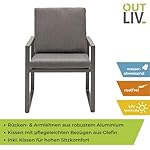 OUTLIV. Sydney Diningsessel Aluminium Anthrazit
