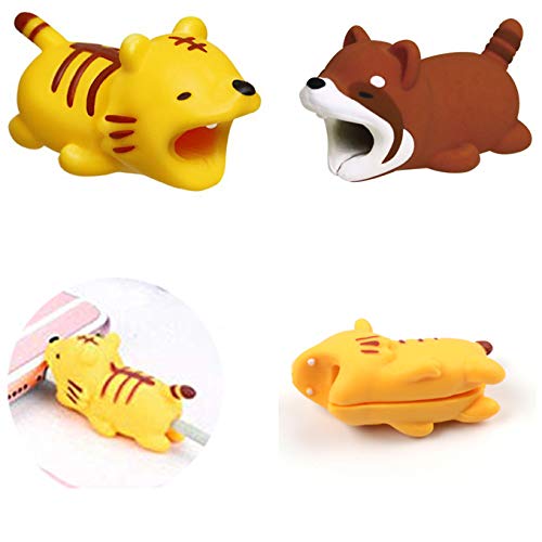 Kalolary 2 Pezzi Bite Cable, Simpatici Animali